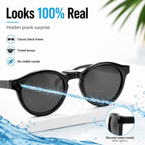 🕶️Dual-Use Sunglasses & Hidden Water-Shooting Prank Glasses | 90ml | Up to 5m Range