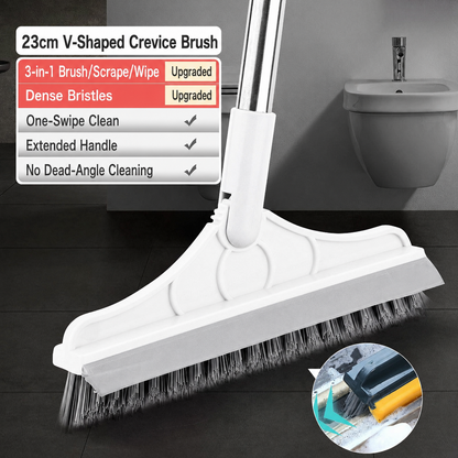 2-in-1 Floor Brush – Deep Cleaning for Corners & Joints