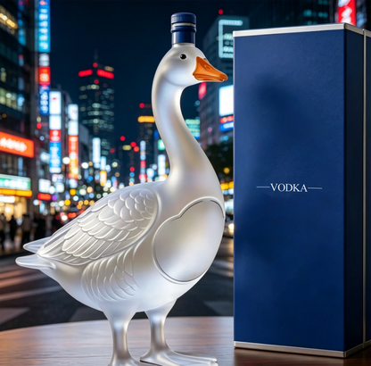 🔥2026 Limited Edition | ⚡️🍾 3D Sculpted Vodka Goose Bottle🪿