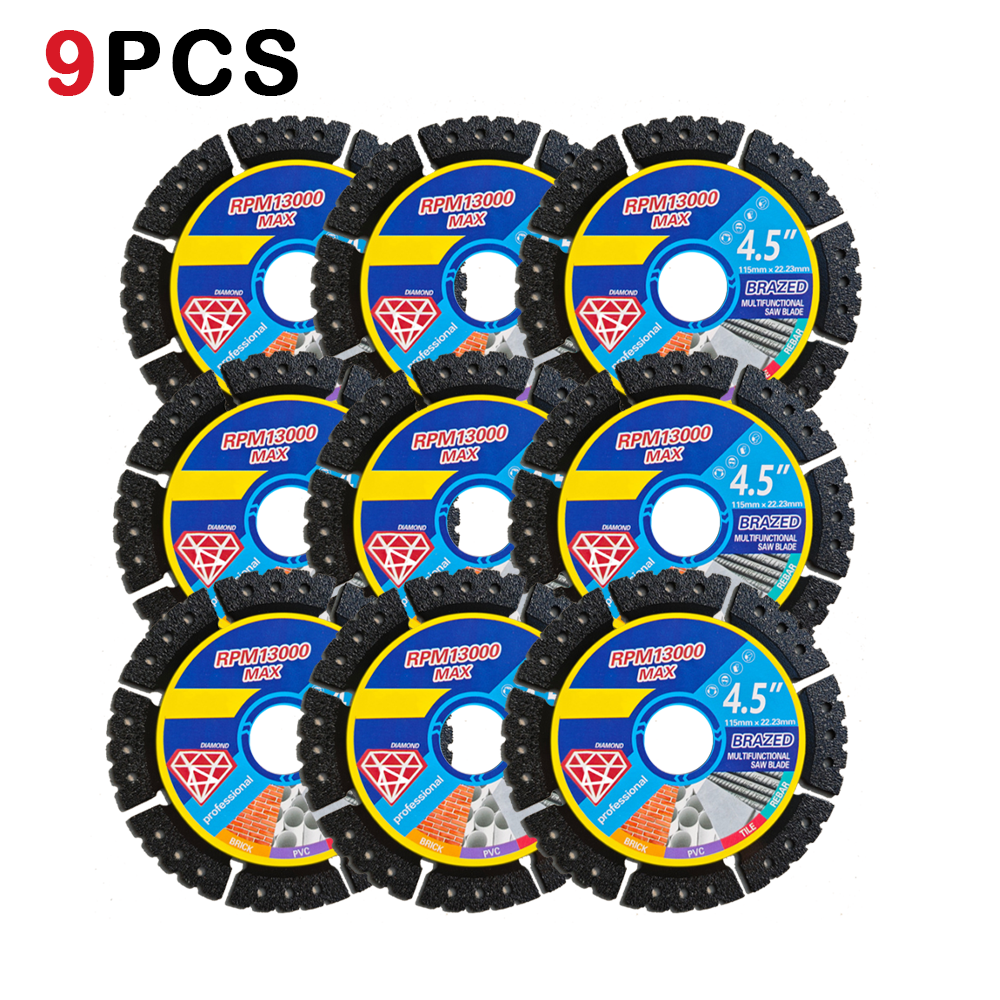 ⚙️ 4.5" Angle Grinder Blade | Dry Cut Multi-Material Tool