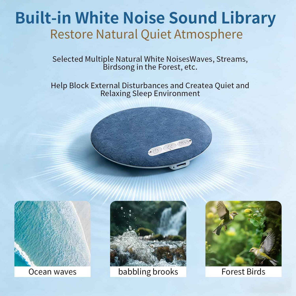 ⏰50% OFF 🛌 Sleep Sound Pillow Speaker