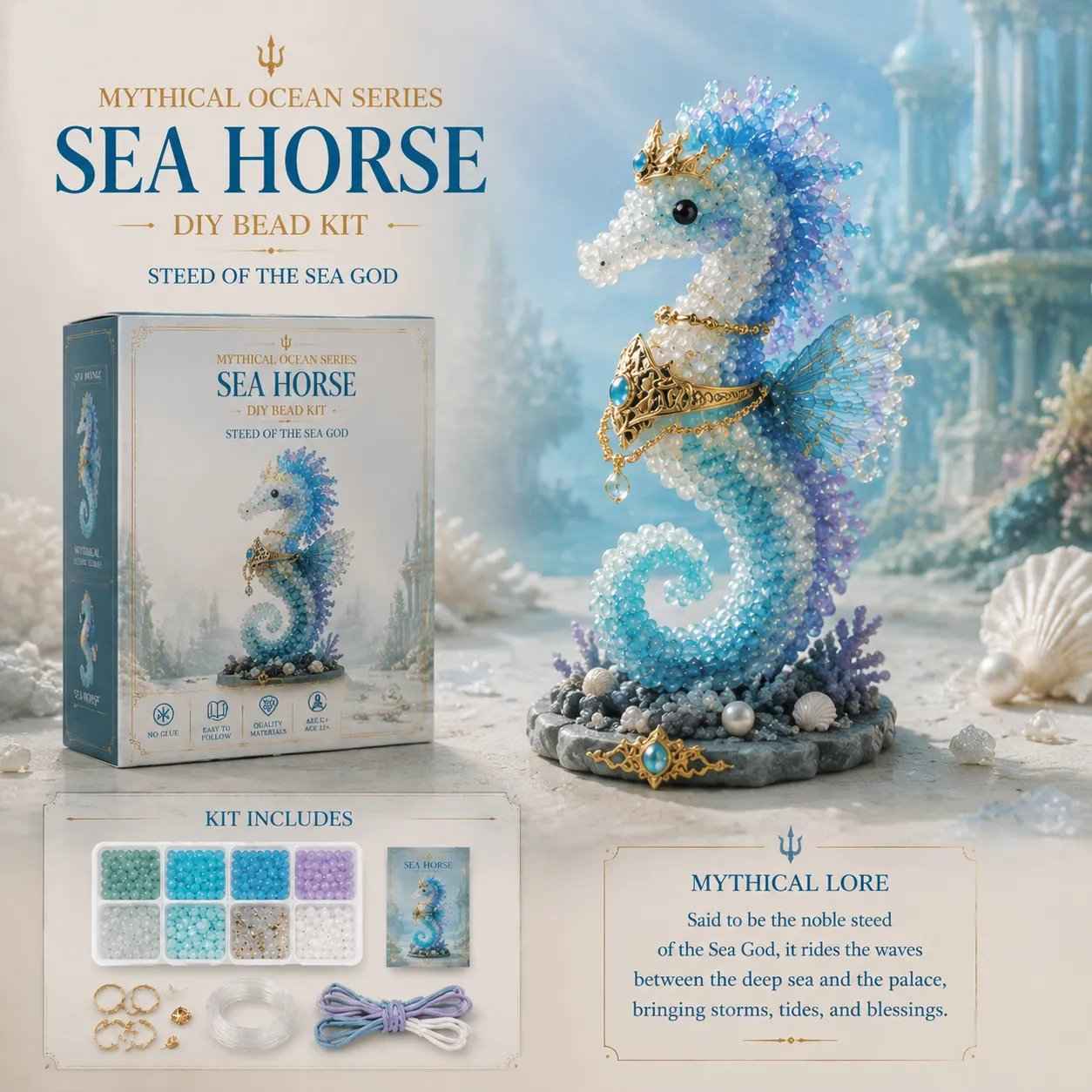🔥Last Day 50% OFF🔥🌊 Mythical Ocean DIY Bead Kit