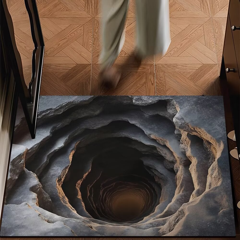 🌀 3D Infinity Illusion Doormat ✨ Turn Every Entrance into a Conversation Starter