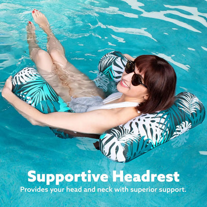 🏝️ Inflatable Water Chair | Pool Beach Lake Floating Seat