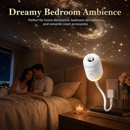 🌌 USB Star Projector Lamp ✨ Magical Galaxy Night Light
