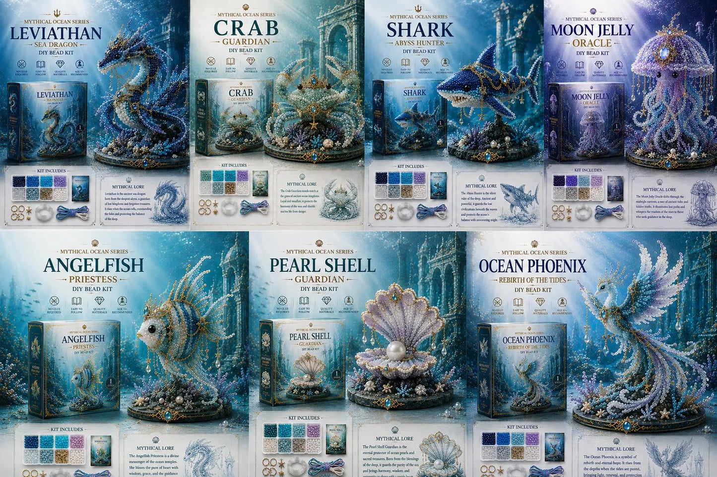 🔥Last Day 50% OFF🔥🌊 Mythical Ocean DIY Bead Kit