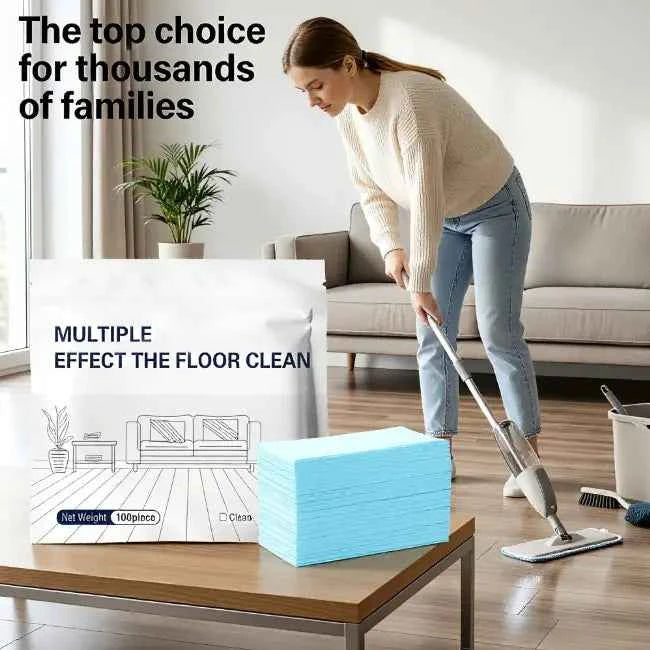 🔥Multi-Surface Floor Cleaning Tablets – Concentrated Cleaner for Hardwood, Tile, Laminate & More✨
