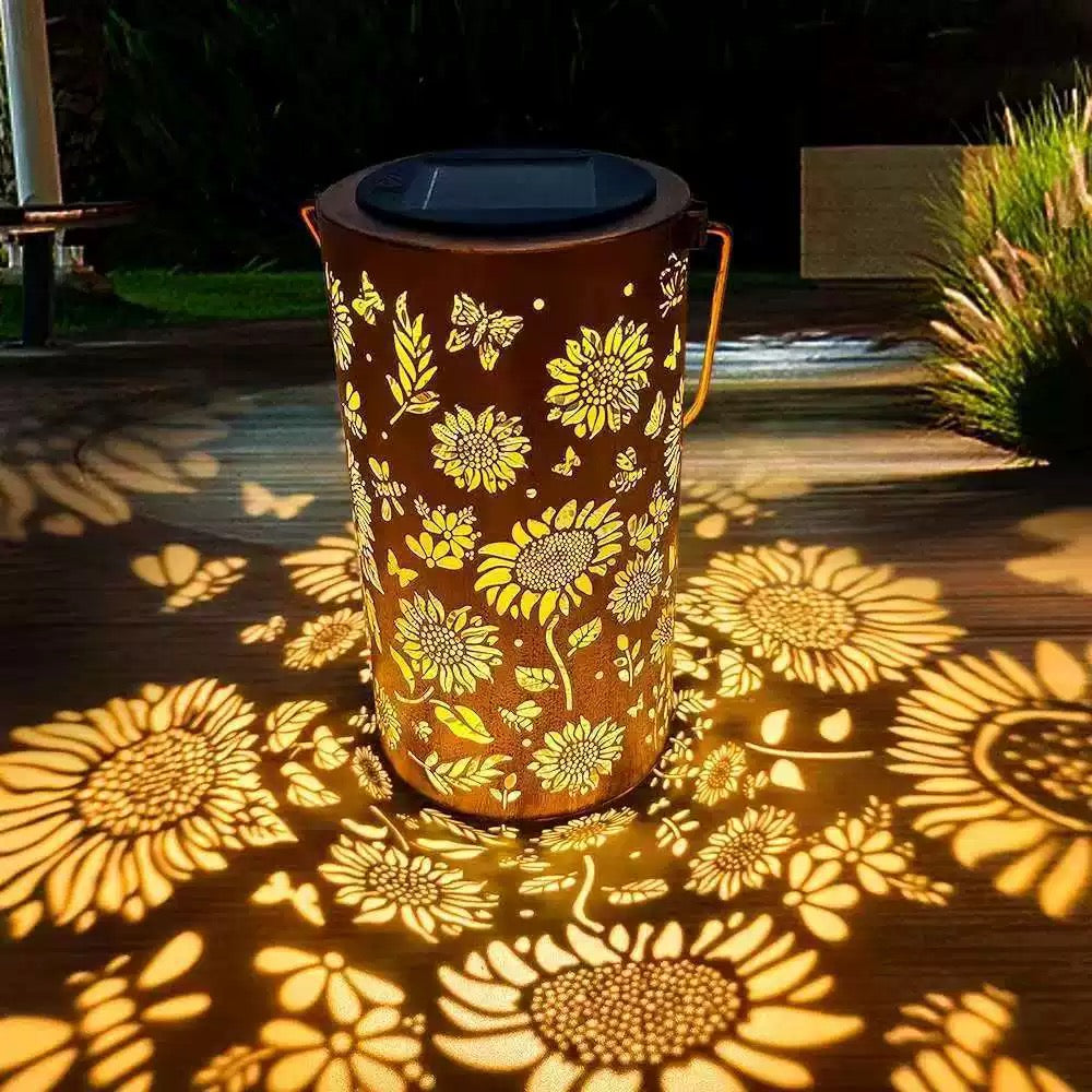 🎖️Colorful Sunflower Glow Solar Garden Lantern