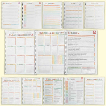📒 A4 Daily Planner Notebook | Schedule & Focus Checklist
