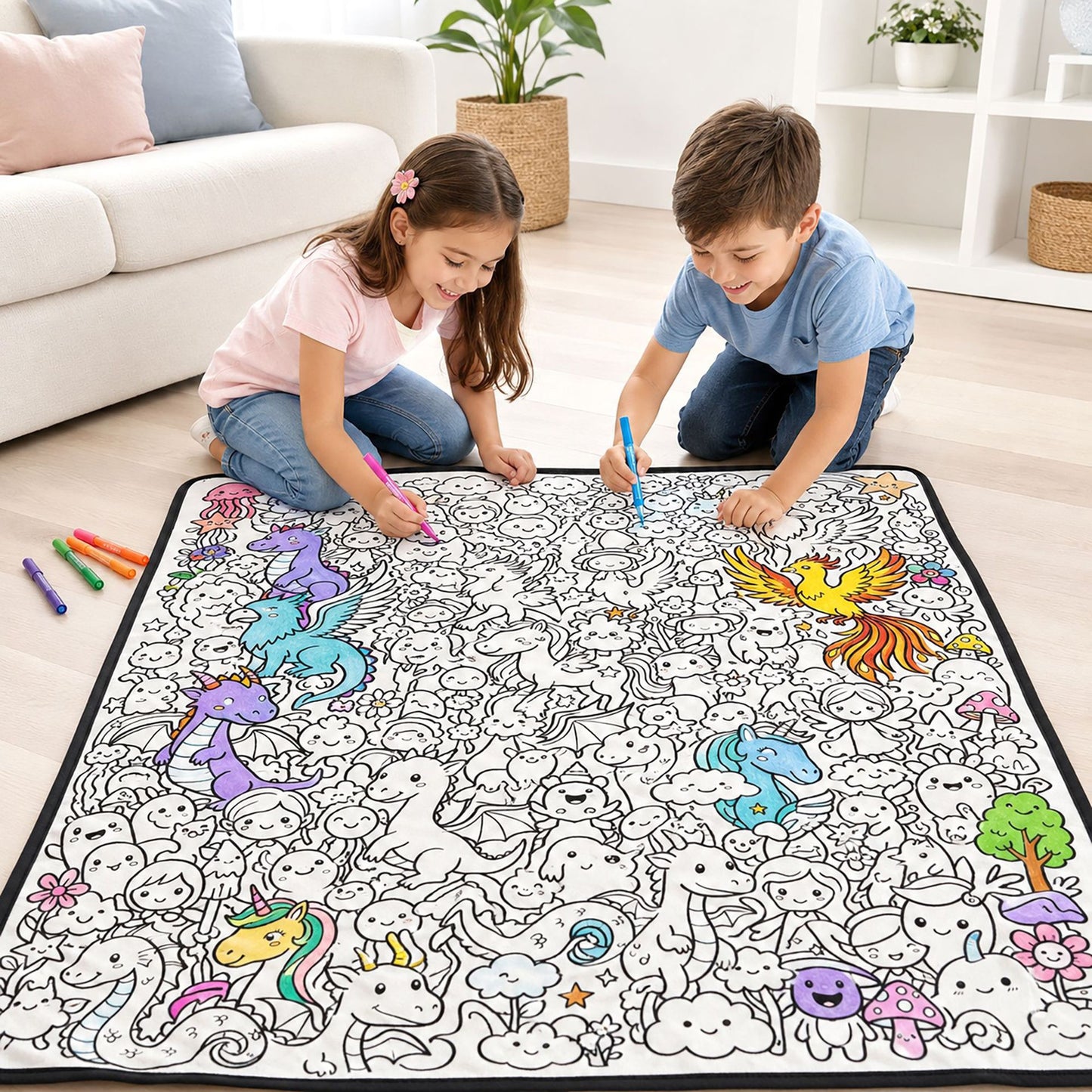 Ahlwo™ Coloring Blanket🖍️ Color It. Wash It. Repeat It! 🔄✨