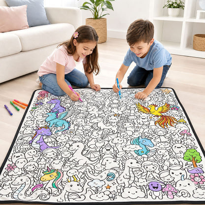Ahlwo™ Coloring Blanket🖍️ Color It. Wash It. Repeat It! 🔄✨