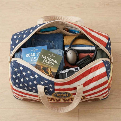 250th Quilted Travel Duffle Bag — Yours Free