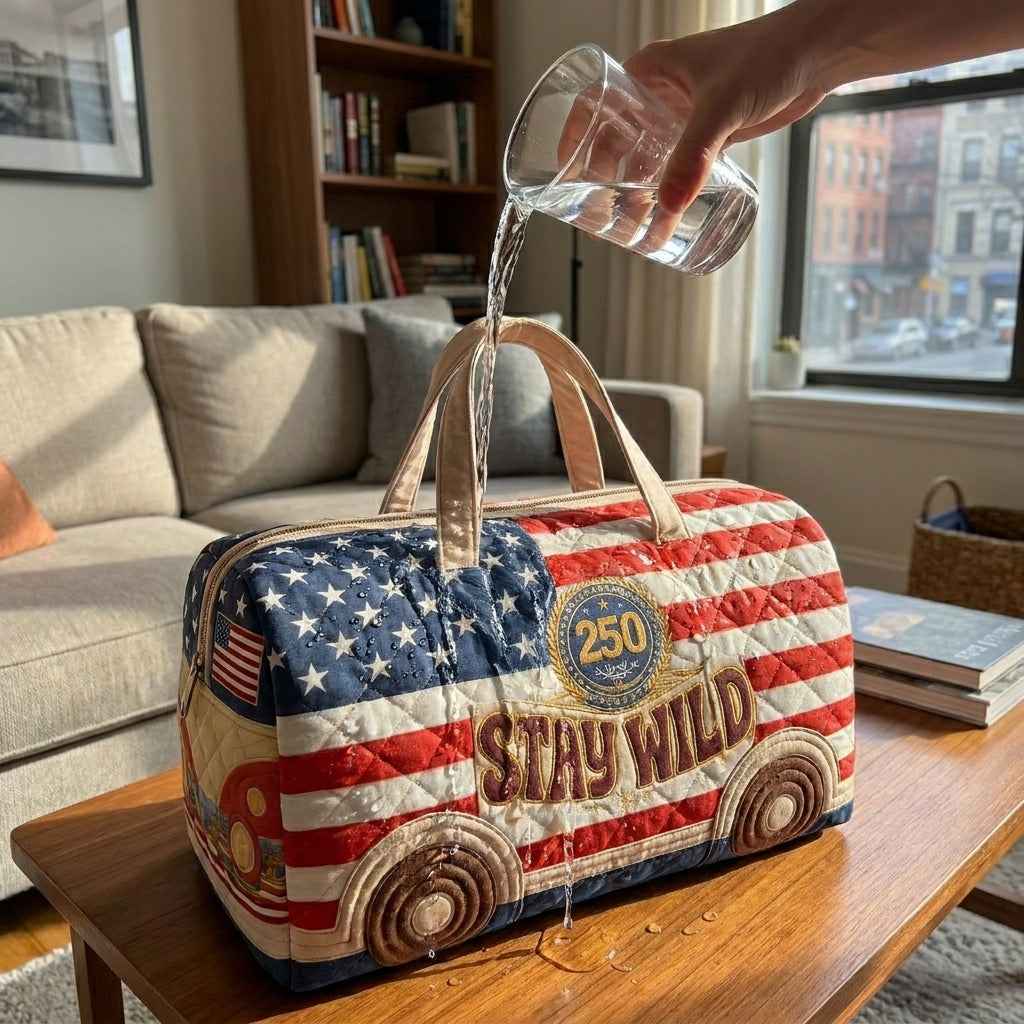 250th Quilted Travel Duffle Bag — Yours Free
