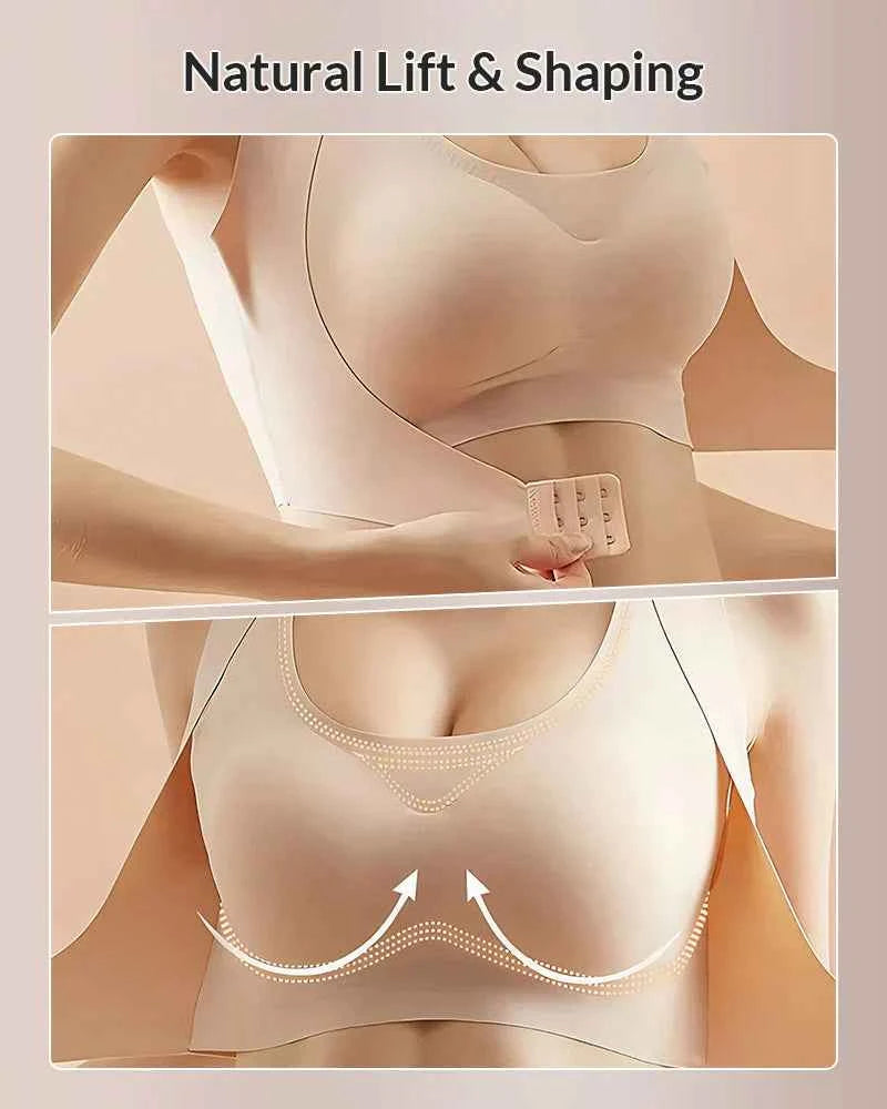 👙 Front Closure Bra | Wireless Posture Support Cross-Back