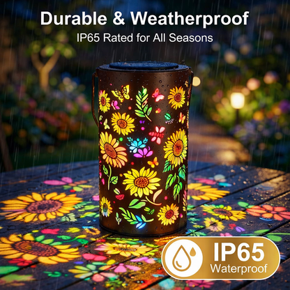 🎖️Colorful Sunflower Glow Solar Garden Lantern