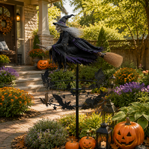 🔥 Limited time 65% OFF – 🧙‍♀️ The Enchanted Witch Garden Wind Spinner