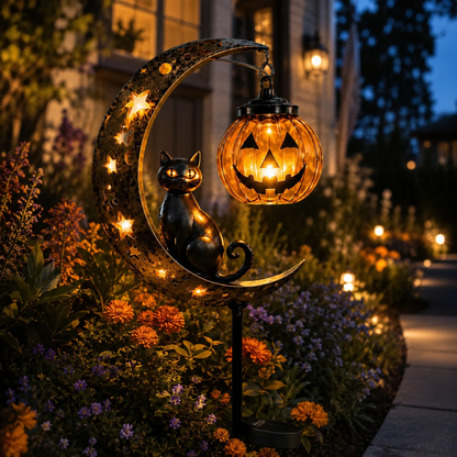 🎃 Early Halloween Deal | Pumpkin Moon Garden Stake Light Now 49% OFF