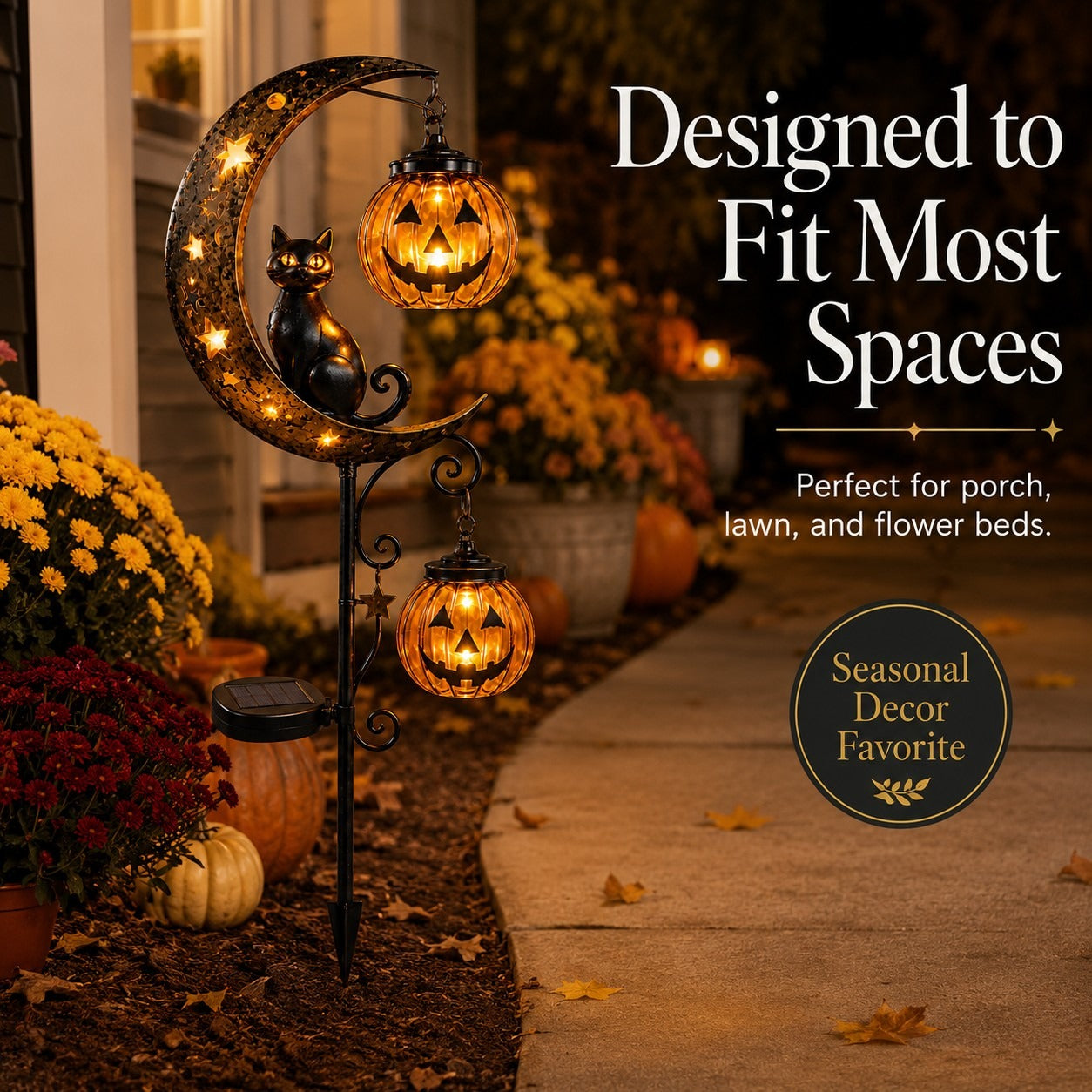 🎃 Early Halloween Deal | Pumpkin Moon Garden Stake Light Now 49% OFF