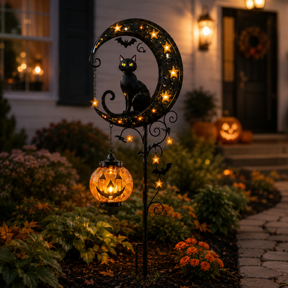 🎃 Early Halloween Deal | Pumpkin Moon Garden Stake Light Now 49% OFF