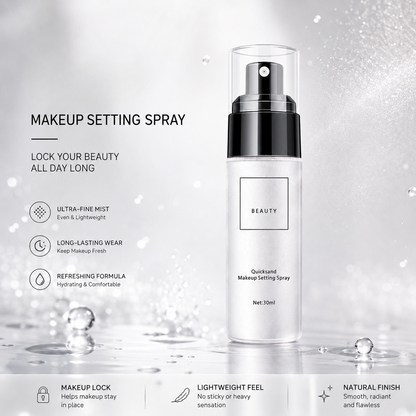 Waterproof Matte Setting Spray Keep Your Makeup Fresh, Flawless & Shine-Free All Day