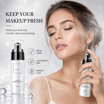 Waterproof Matte Setting Spray Keep Your Makeup Fresh, Flawless & Shine-Free All Day