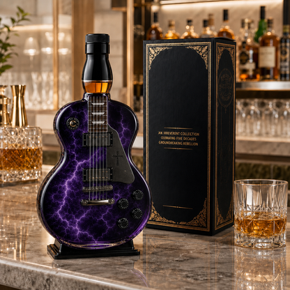 Guitar Collectible Glass Decanter 🎸