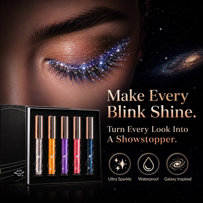 🔥 Today Only 50% OFF ✨ 5-Color Glitter Mascara Set 🌈 Dazzle Every Lash
