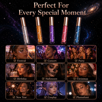 🔥 Today Only 50% OFF ✨ 5-Color Glitter Mascara Set 🌈 Dazzle Every Lash