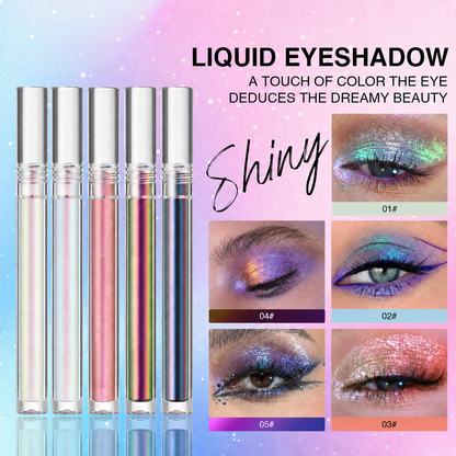💖 Multi-Chrome Liquid Glitter Eyeshadow ✨ The Ultimate Glam Upgrade🌈