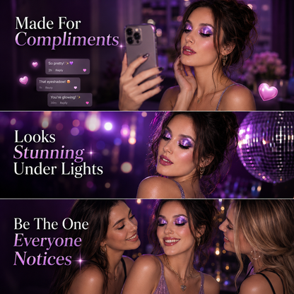 💖 Multi-Chrome Liquid Glitter Eyeshadow ✨ The Ultimate Glam Upgrade🌈