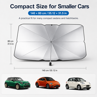 ⏰Limited 56 % OFF🔥Ease of Use-Windshield Sun Shade Umbrella