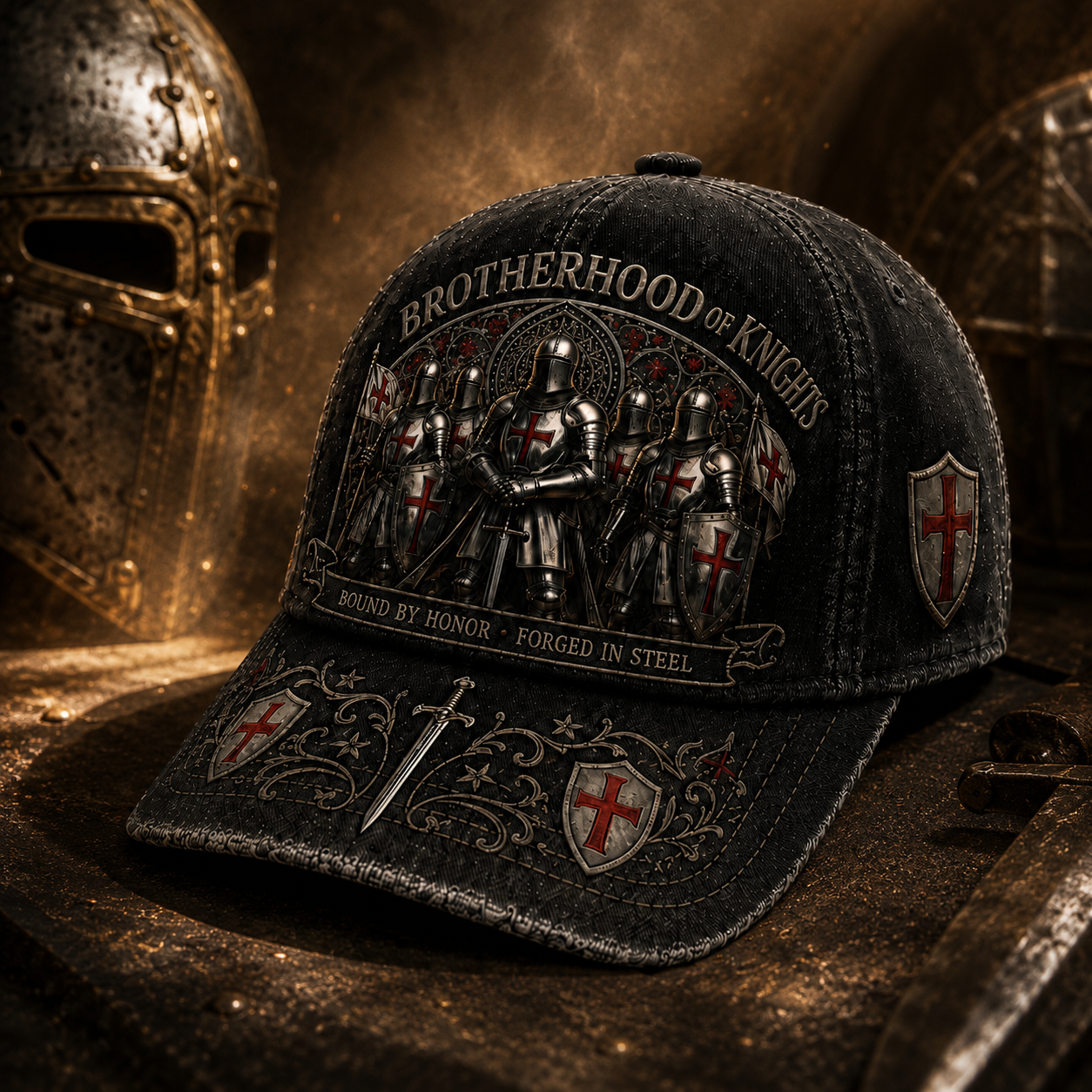 🛡️⚔️ Today Only 49% OFF✨ Brotherhood Of Knights Honor Cap | Classic Tactical Style for Everyday Wear