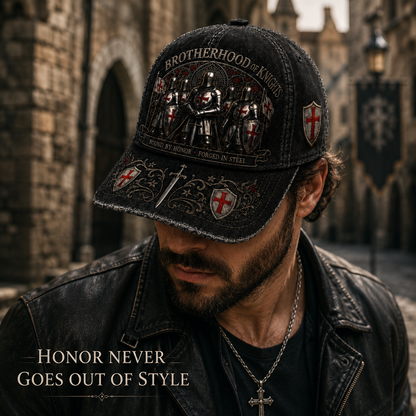 🛡️⚔️ Today Only 49% OFF✨ Brotherhood Of Knights Honor Cap | Classic Tactical Style for Everyday Wear