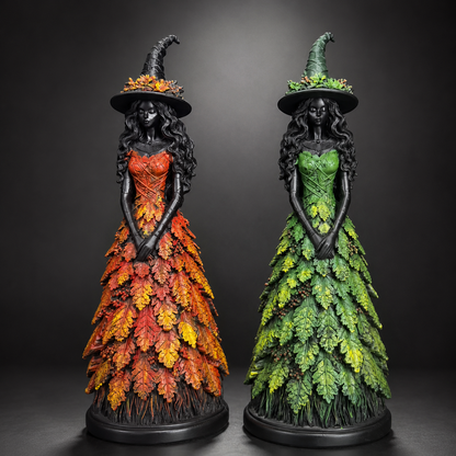 🔥LAST DAY 50% OFF - 🧙‍♀️Enchanted Autumn Witch Figurine (📦Buy 2 Free Shipping)