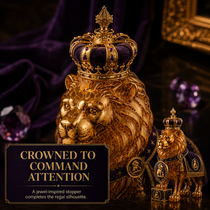 👑Crown 87th Anniversary Royal Lion Whiskey Bottle