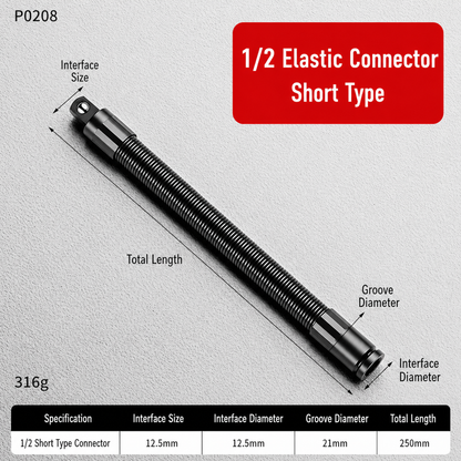 🔧1/2 Flexible Shaft Extension Extender Torque Socket
