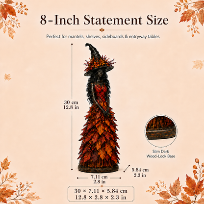 🔥LAST DAY 50% OFF - 🧙‍♀️Enchanted Autumn Witch Figurine (📦Buy 2 Free Shipping)