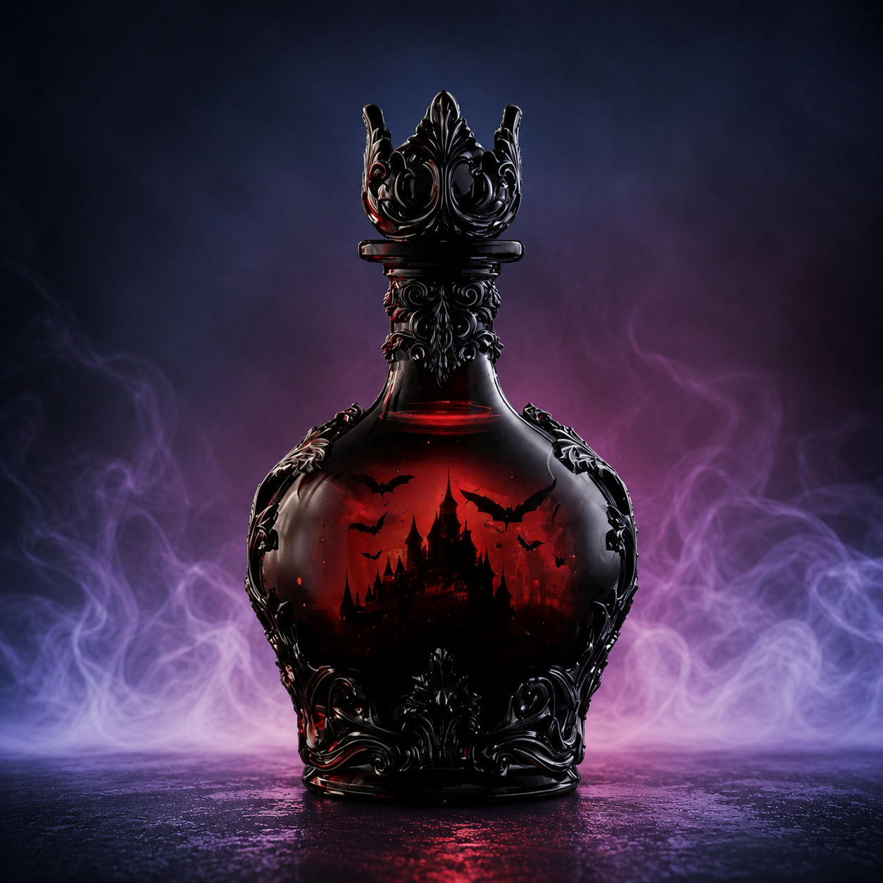 💥50% SAVINGS💀 Magic Potion Vampire Whiskey Decanter | Gothic Castle Glass Bottle Decor