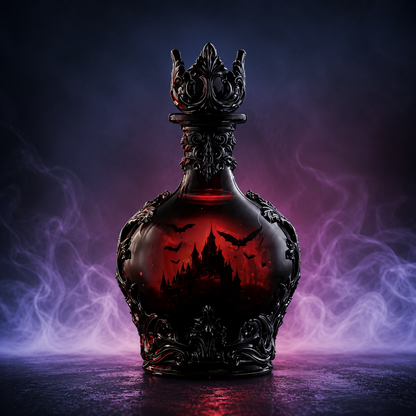 💥50% SAVINGS💀 Magic Potion Vampire Whiskey Decanter | Gothic Castle Glass Bottle Decor