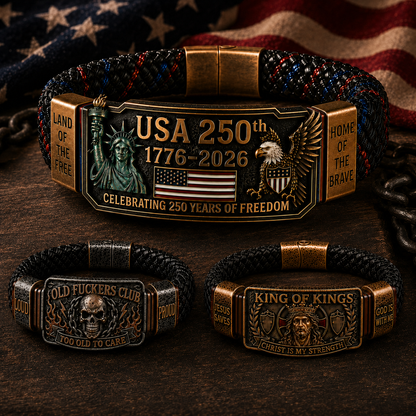 🔥Last Day 49% OFF🦅USA 250TM Freedom Legacy Bracelet (1776–2026)