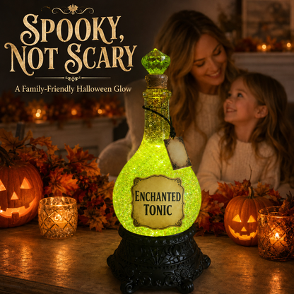 🔥Last Day 49% OFF -🧙✨Lighted Enchanted Tonic Poison Bottle Glitter Globe(📦Buy 2 Free Shipping)