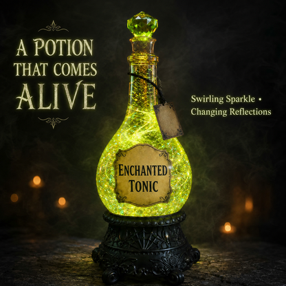 🔥Last Day 49% OFF -🧙✨Lighted Enchanted Tonic Poison Bottle Glitter Globe(📦Buy 2 Free Shipping)