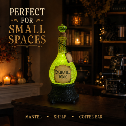 🔥Last Day 49% OFF -🧙✨Lighted Enchanted Tonic Poison Bottle Glitter Globe(📦Buy 2 Free Shipping)