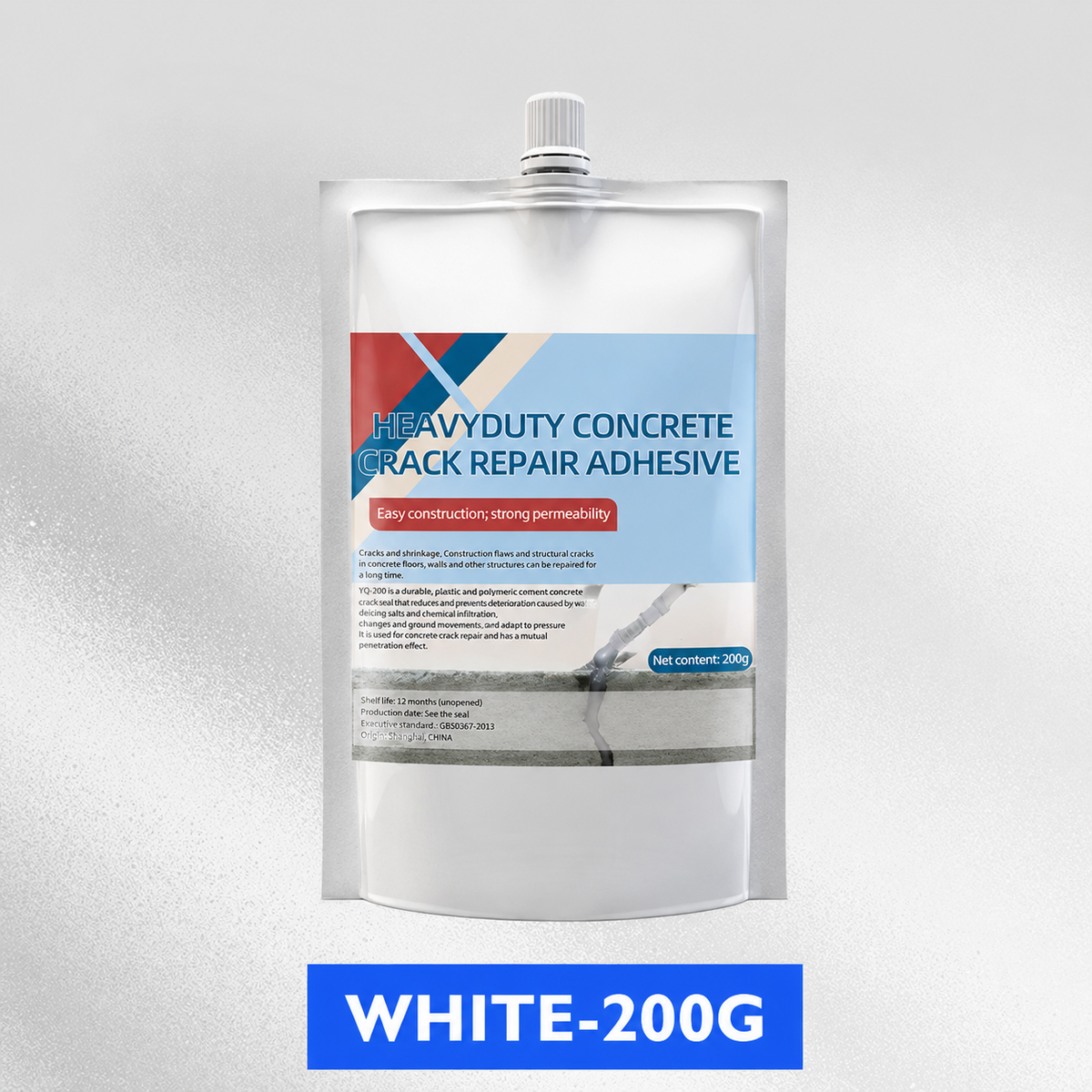 ✨ Limited Time 50% OFF✨ Heavy-Duty Concrete Crack Repair Adhesive, Waterproof Permanent Crack Filler For Wall, Floor, Driveway, Patio & Garage