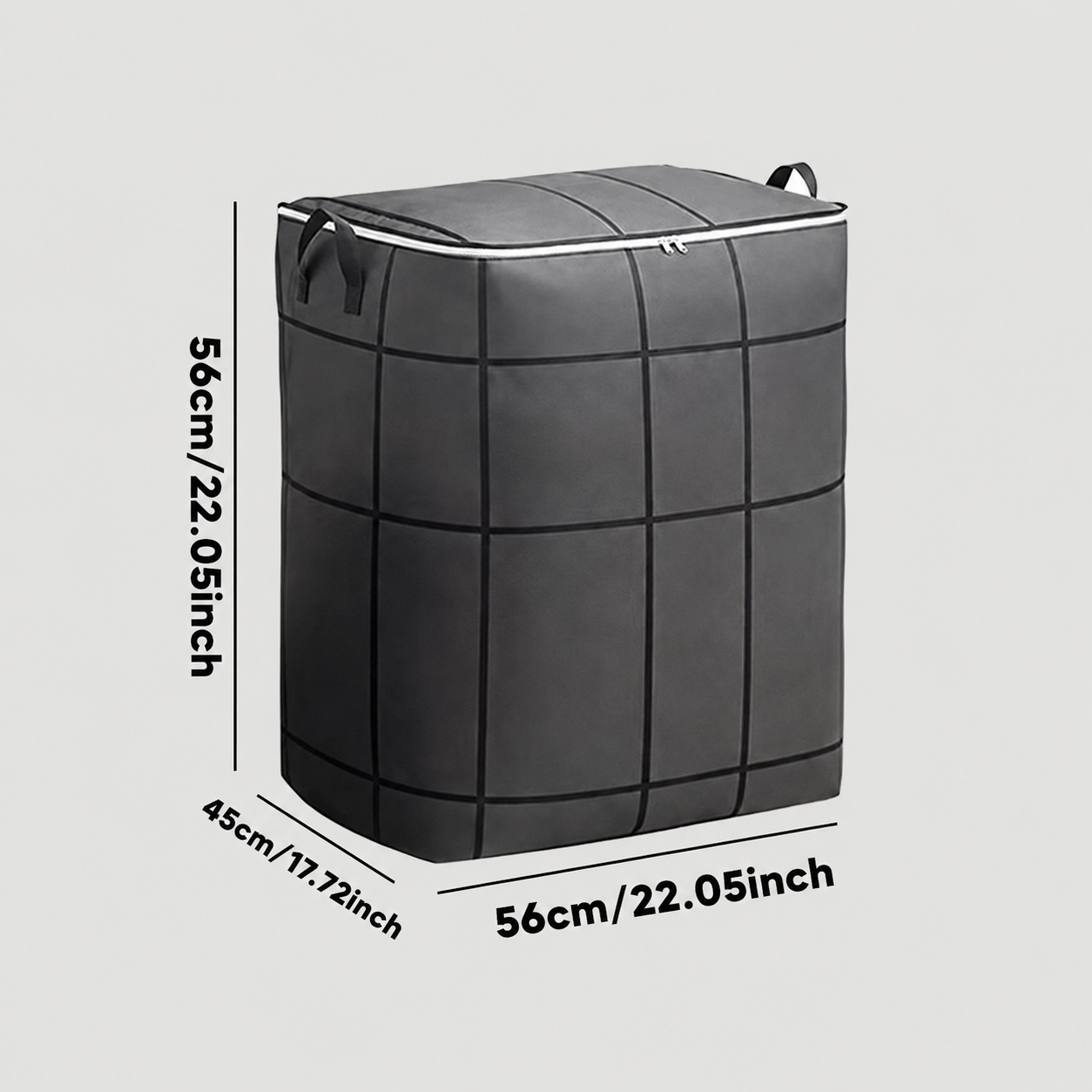 💥SAVE 50%📦 Foldable Large Capacity Clothing Storage Bag, Reinforced Handle Non-Woven Storage Bin For Closet Blanket Organizer