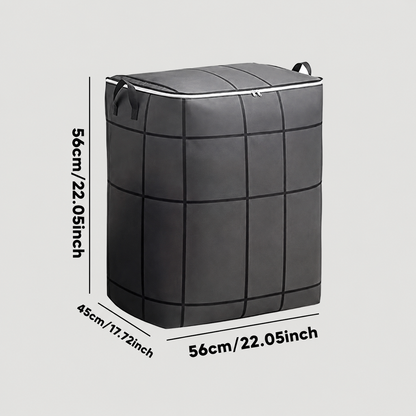 💥SAVE 50%📦 Foldable Large Capacity Clothing Storage Bag, Reinforced Handle Non-Woven Storage Bin For Closet Blanket Organizer