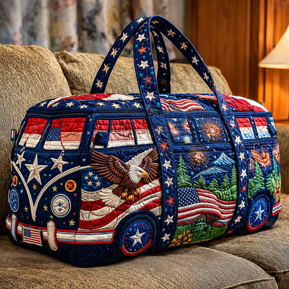 🔥LAST DAY 50% OFF 🗽🇺🇸 American 250th Anniversary Quilted Travel Duffle Bag