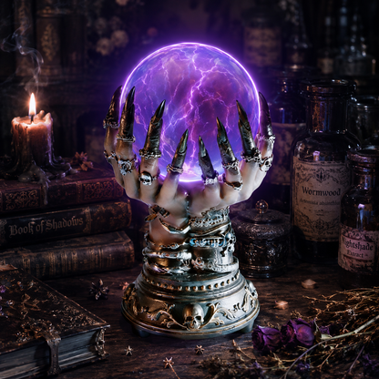 💥50% OFF TODAY💥 Witch Hand Plasma Ball Lamp | Gothic Decor