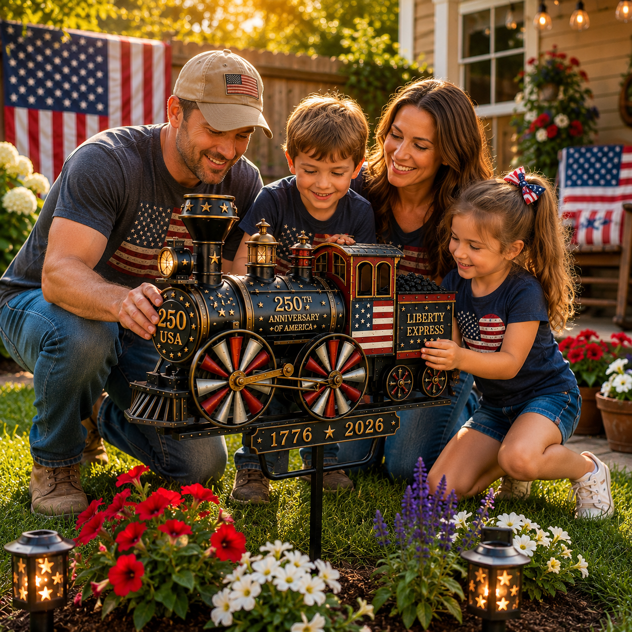 ✨USA 250 Anniversary Sale✨ Liberty Express Train Wind Spinner - 55% OFF