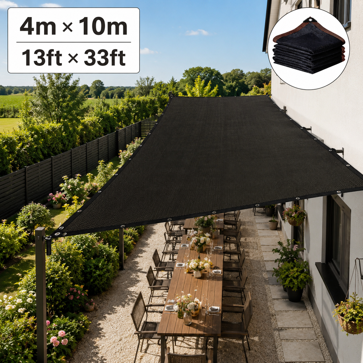 Heavy Duty Sunblock Shade Cloth